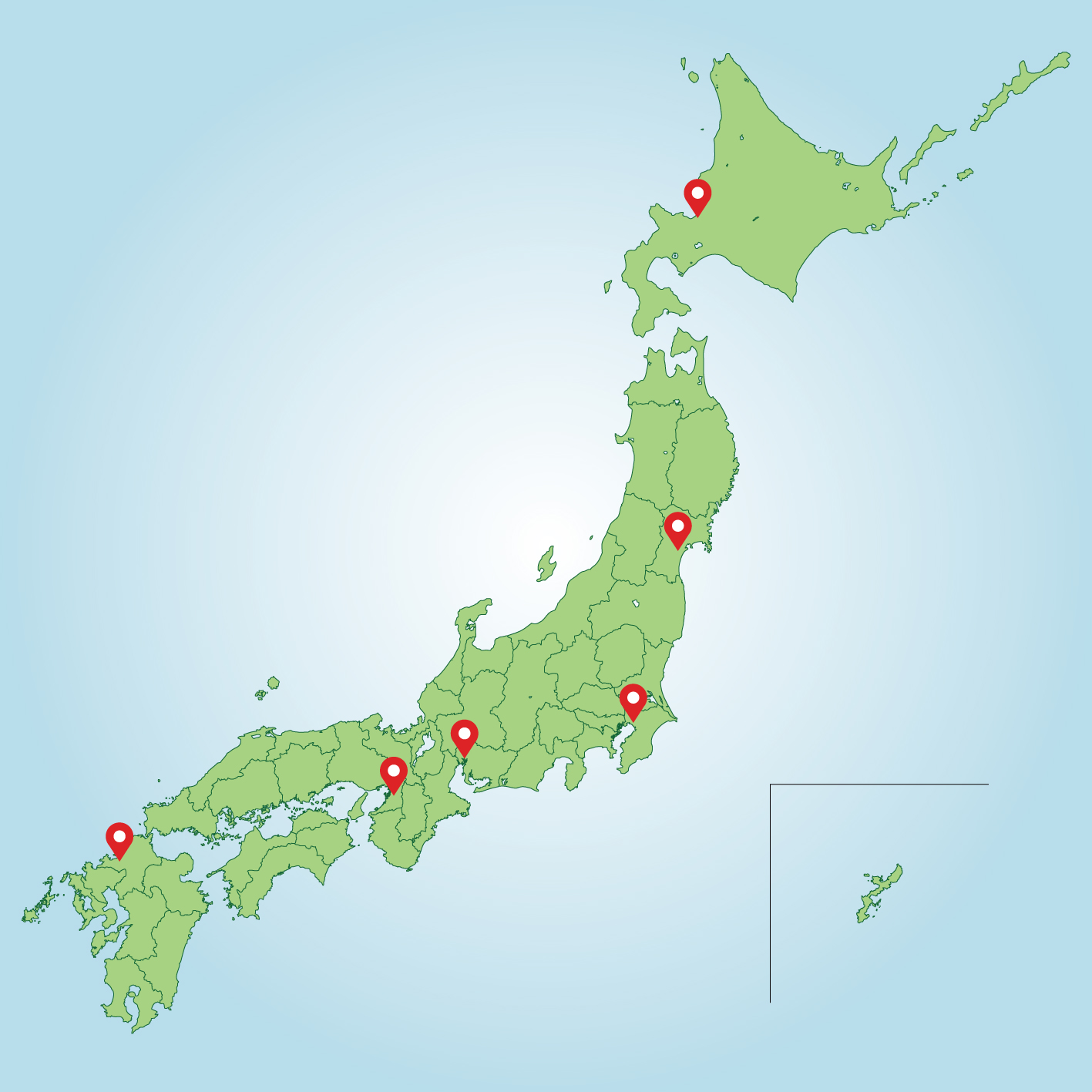 ネットワーク拠点地図